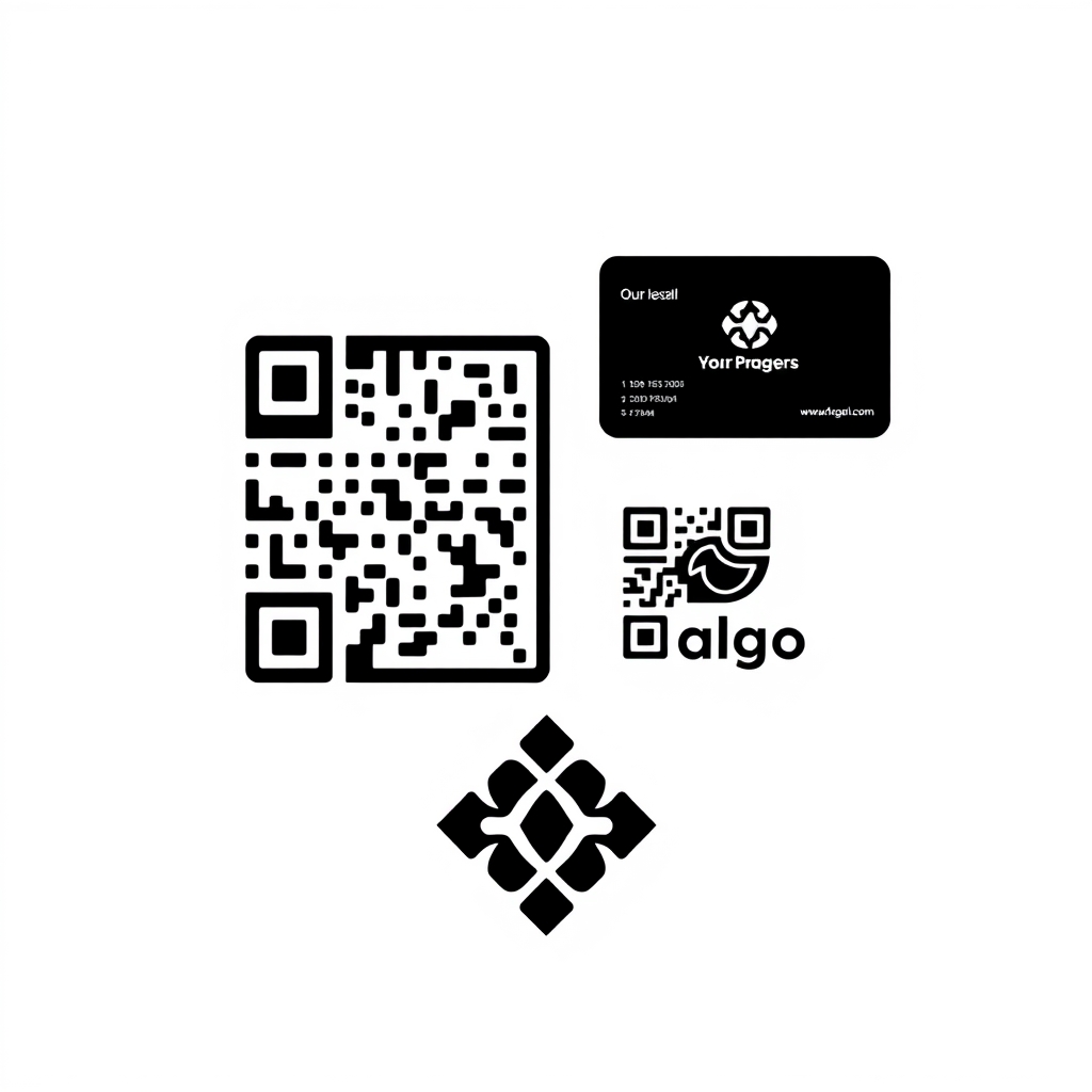 vCard व्यापार कार्ड क्यूआर कोड जनरेटर लोगो के साथ API