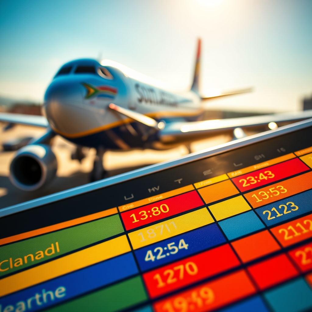 Flights Schedules API for South African Airways (CPT)