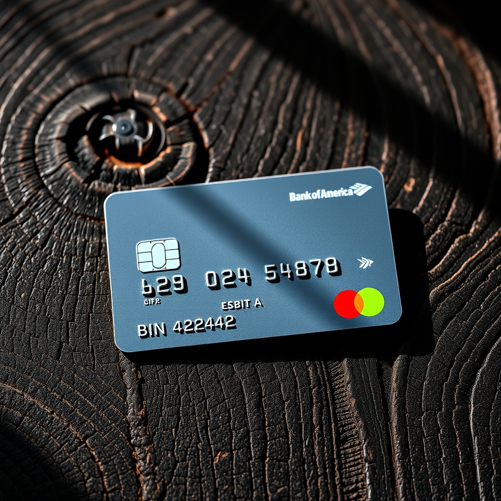 BIN 424242 Mastercard Debit Card Issued by Bank of America (United States)